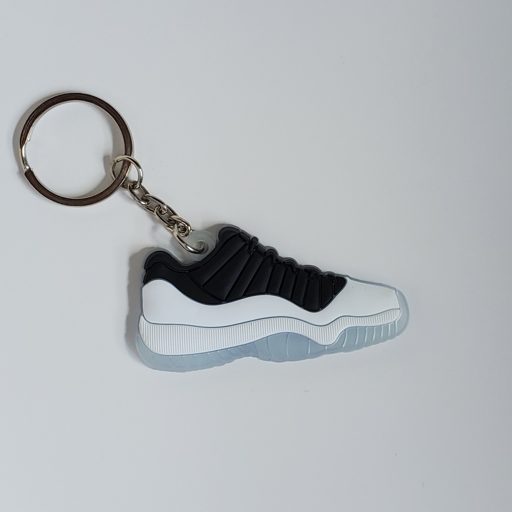 Jordan 11 Low Shoe Rubber Keychain.